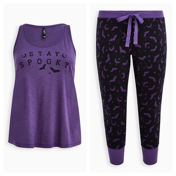 Bat & Stay Spooky Pajama Set - Picture 2 of 2